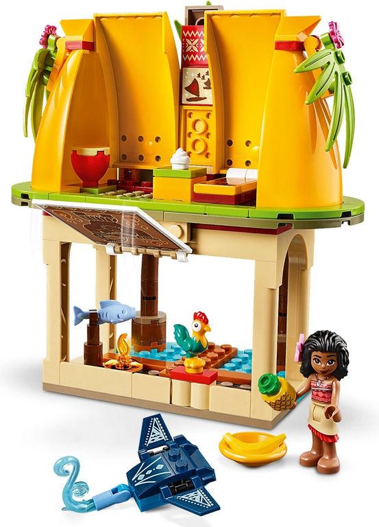 LEGO® Disney Moana's Island Home components