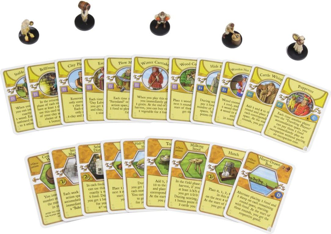 Agricola Game Expansion: White componenten