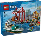 Le port et le navire marchand