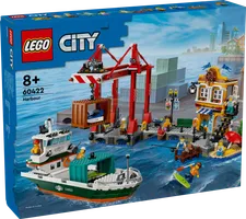 LEGO® City Puerto Marítimo con Buque de Mercancías