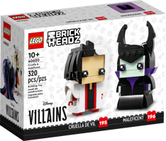 LEGO® BrickHeadz™ Crudelia e Malefica