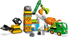 LEGO® DUPLO® Baustelle mit Baufahrzeugen komponenten