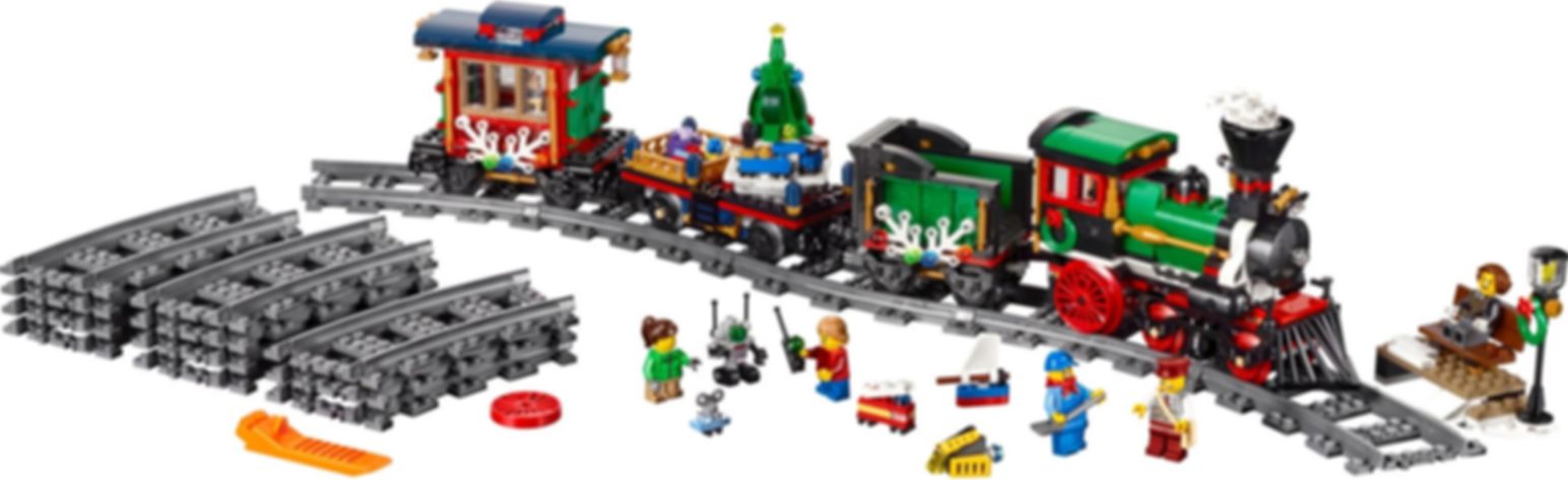 LEGO® Icons Winter Holiday Train components