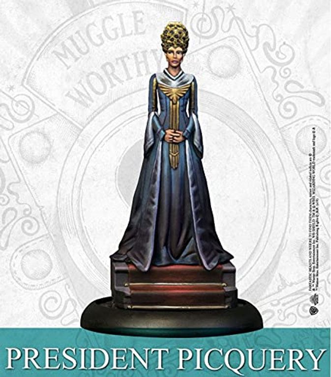 Harry Potter Miniatures Adventure Game: President Picquery and Aurors miniatura