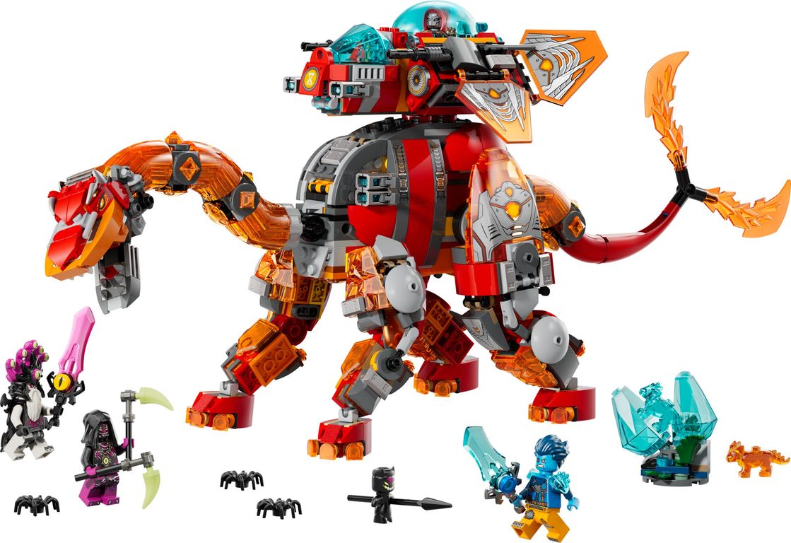LEGO® DREAMZzz™ Dino Jet components