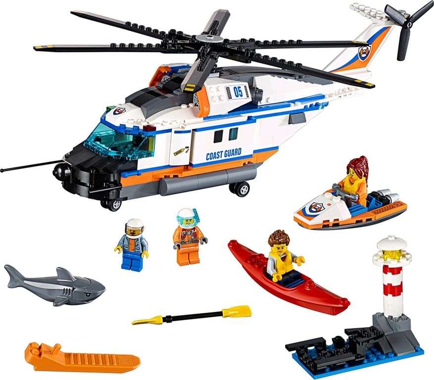 LEGO® City L'hélicoptère de secours composants