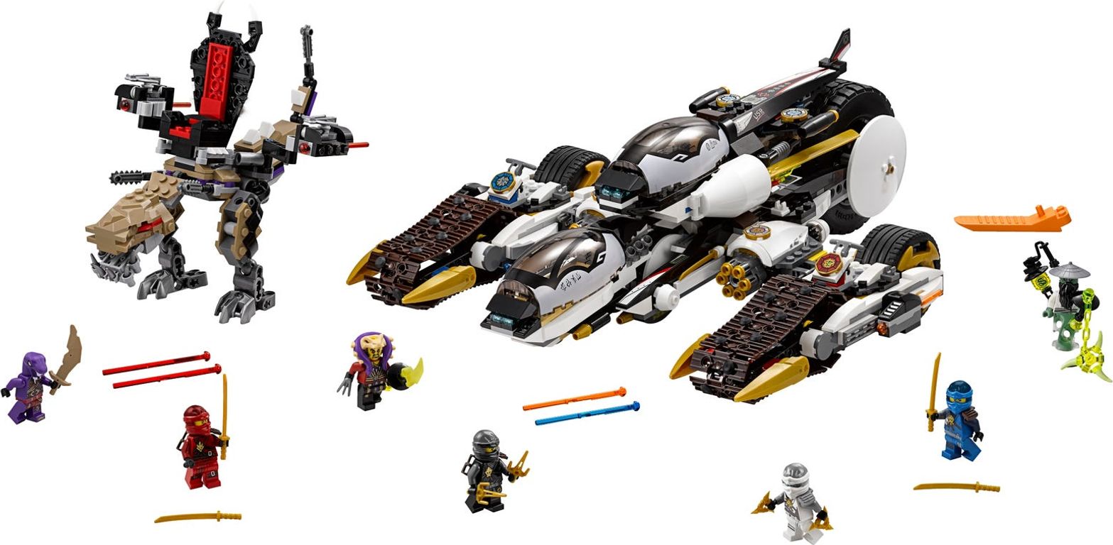 LEGO® Ninjago Ultra Stealth Raider componenten