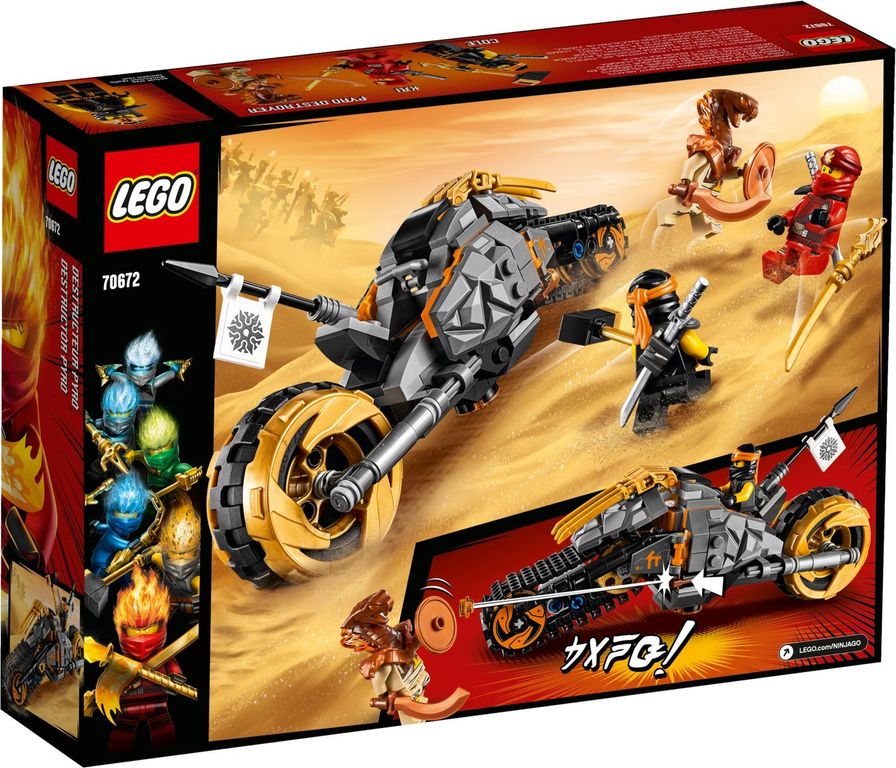 LEGO® Ninjago Coles Offroad-Bike rückseite der box