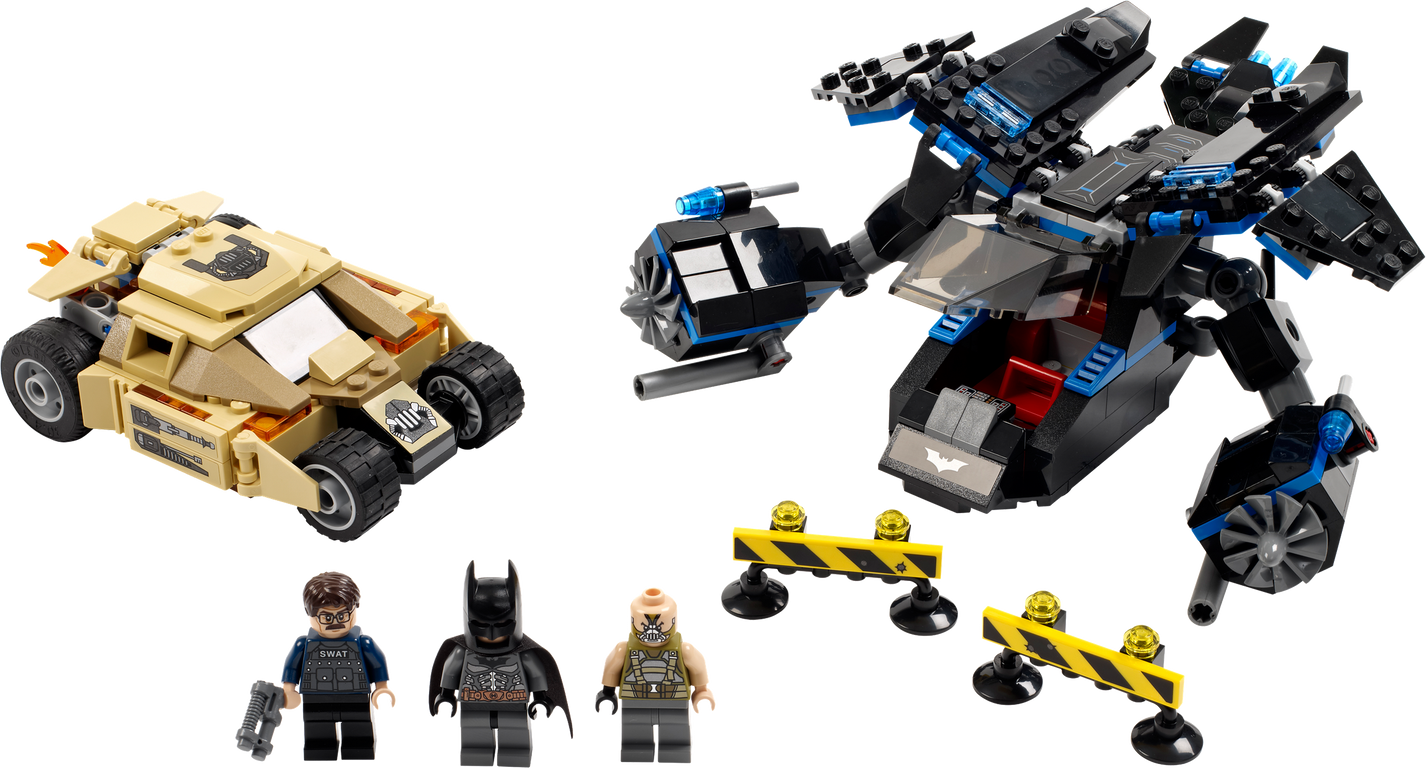 LEGO® DC Superheroes Batman vs. Bane: Verfolgungsjagd im Tumbler komponenten