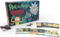 Rick and Morty: The Rickshank Rickdemption Deck-Building Game components