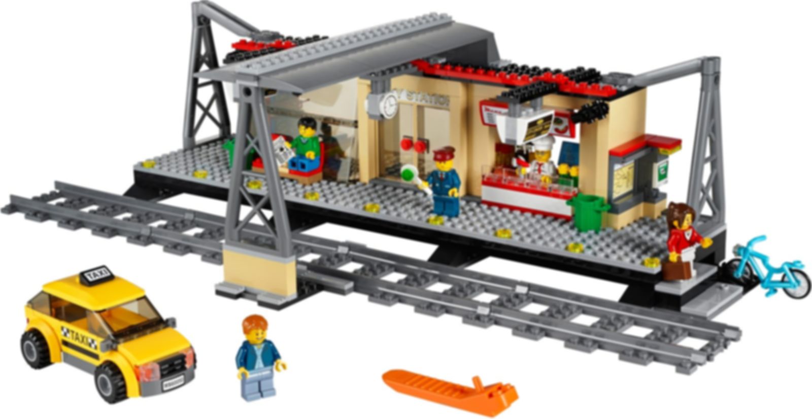 LEGO® City Train Station components