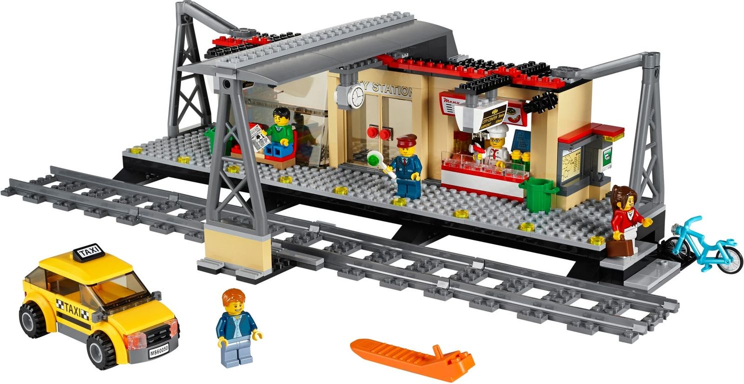 LEGO® City Bahnhof komponenten