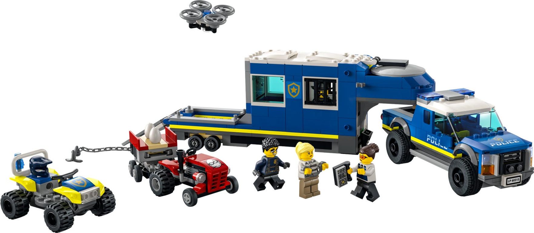 LEGO® City Camion centro di comando della polizia componenti