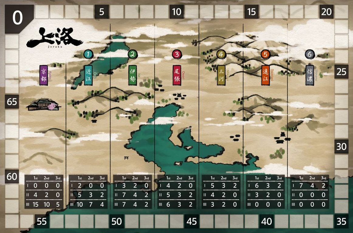 Joraku game board