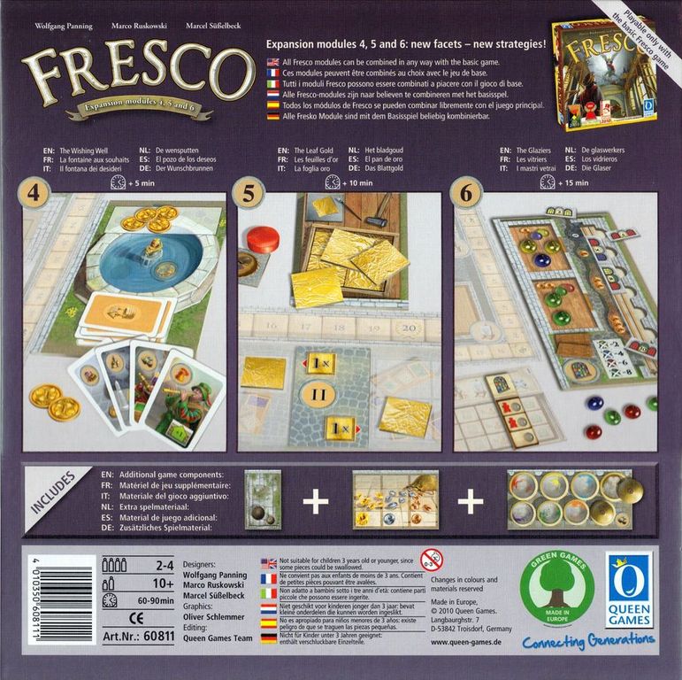 Fresco: Expansion Modules 4, 5 and 6 dos de la boîte