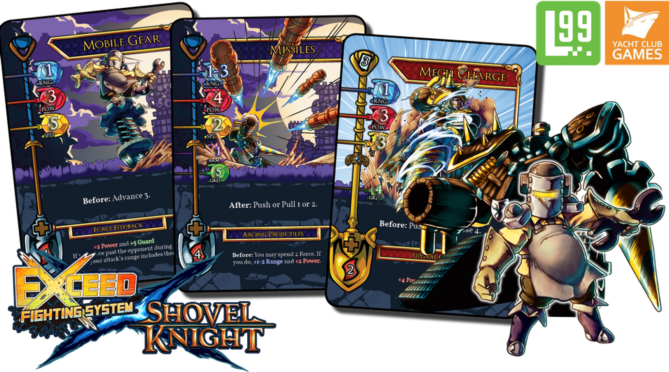 Exceed: Shovel Knight – Hope Box cartes