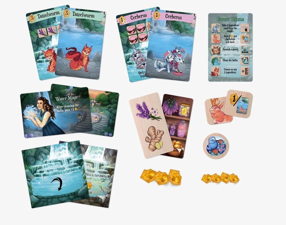 Mythic Baths components