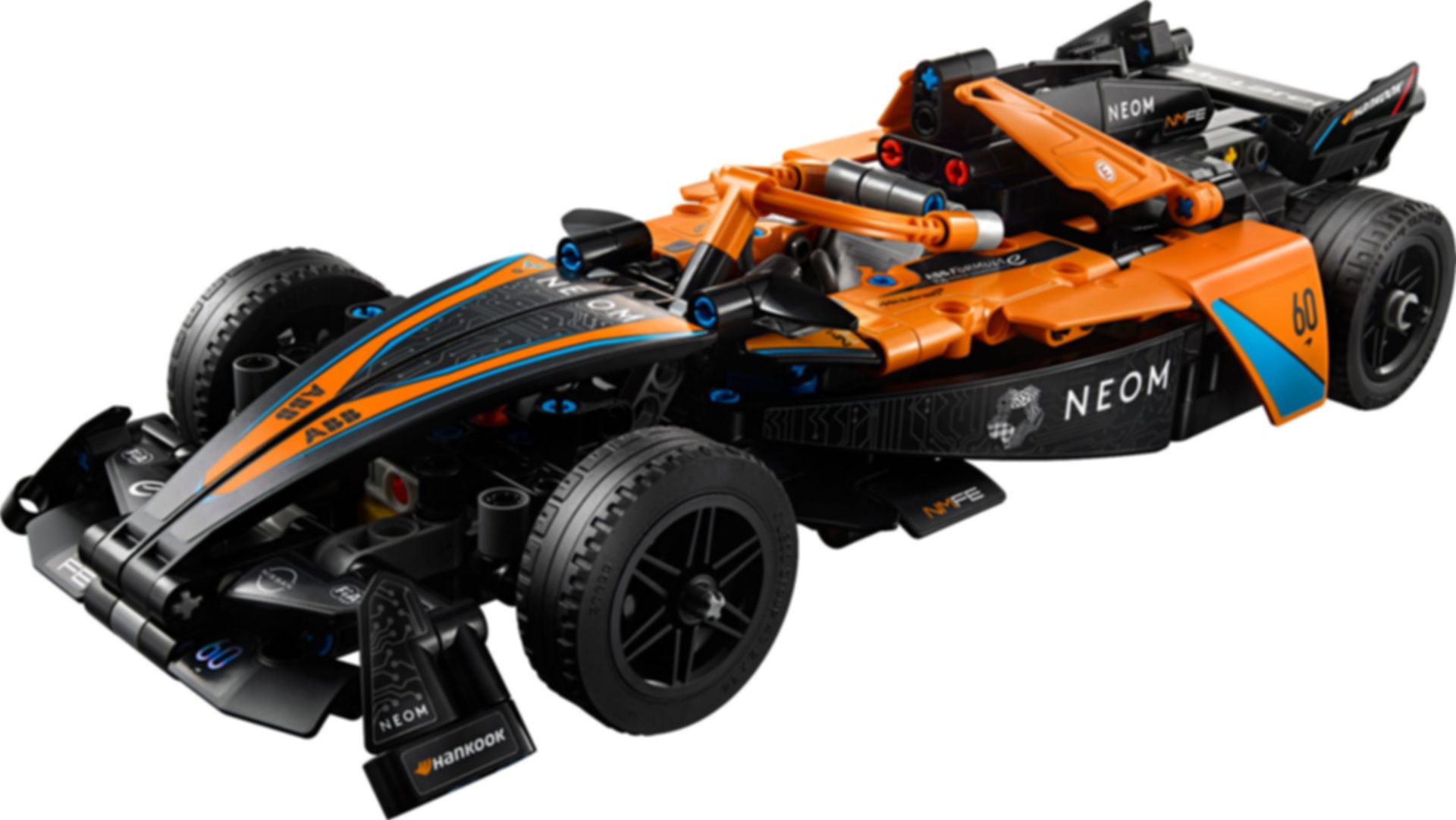 LEGO® Technic NEOM McLaren Formula E Race Car components