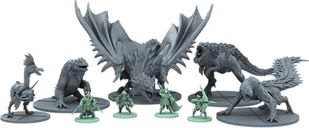 Monster Hunter World: The Board Game miniatures