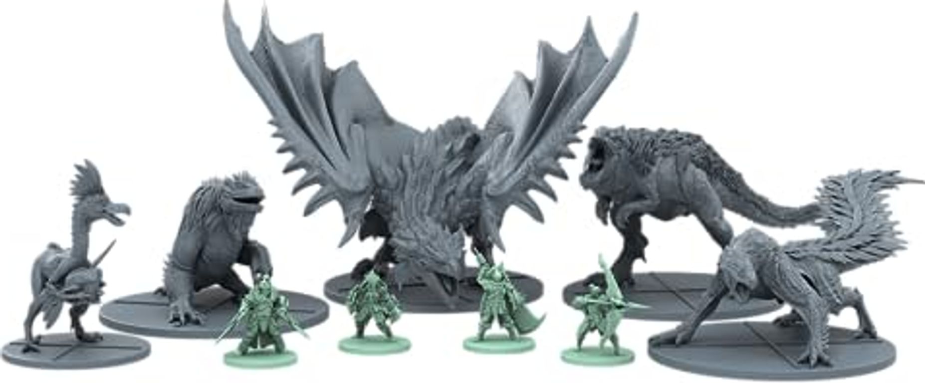 Monster Hunter World: The Board Game miniatures