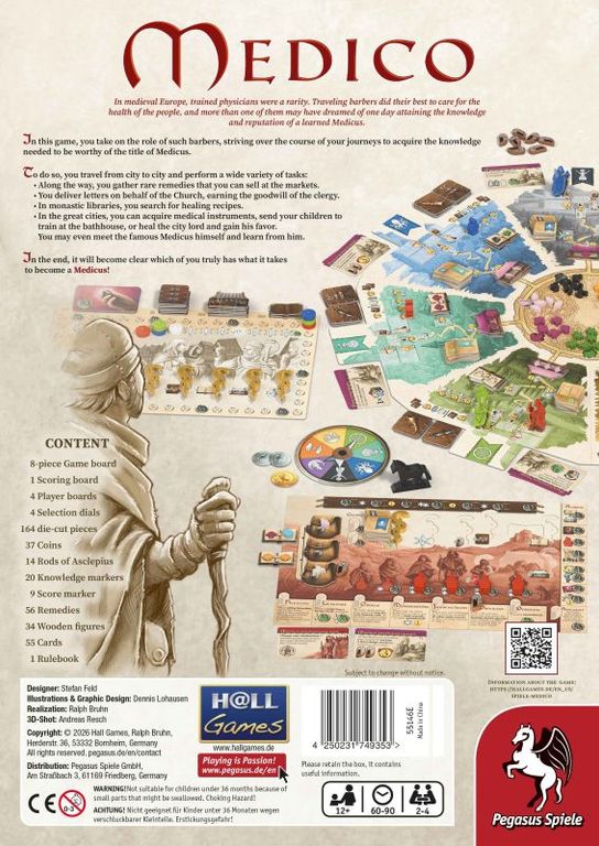 Medico back of the box