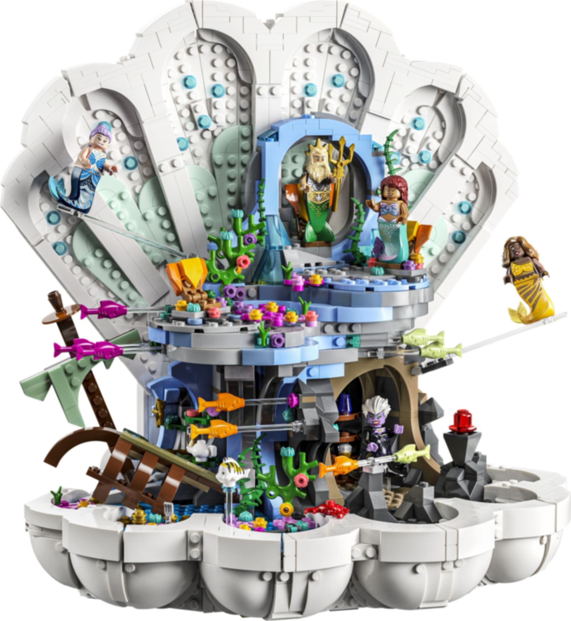LEGO® Disney The Little Mermaid Royal Clamshell components