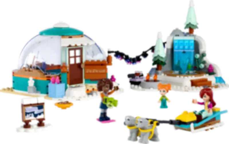 LEGO® Friends Igloo Holiday Adventure components