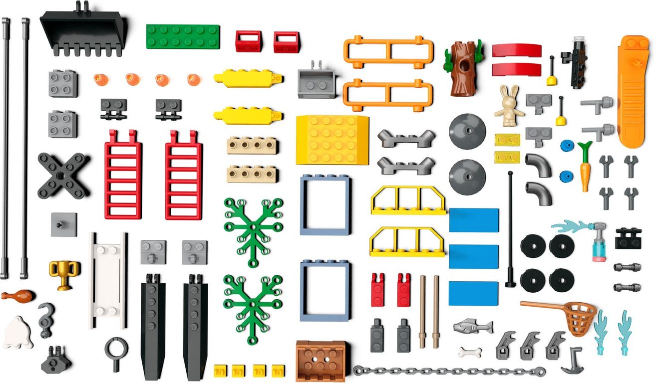 LEGO® City Wild Animal Rescue Missions components