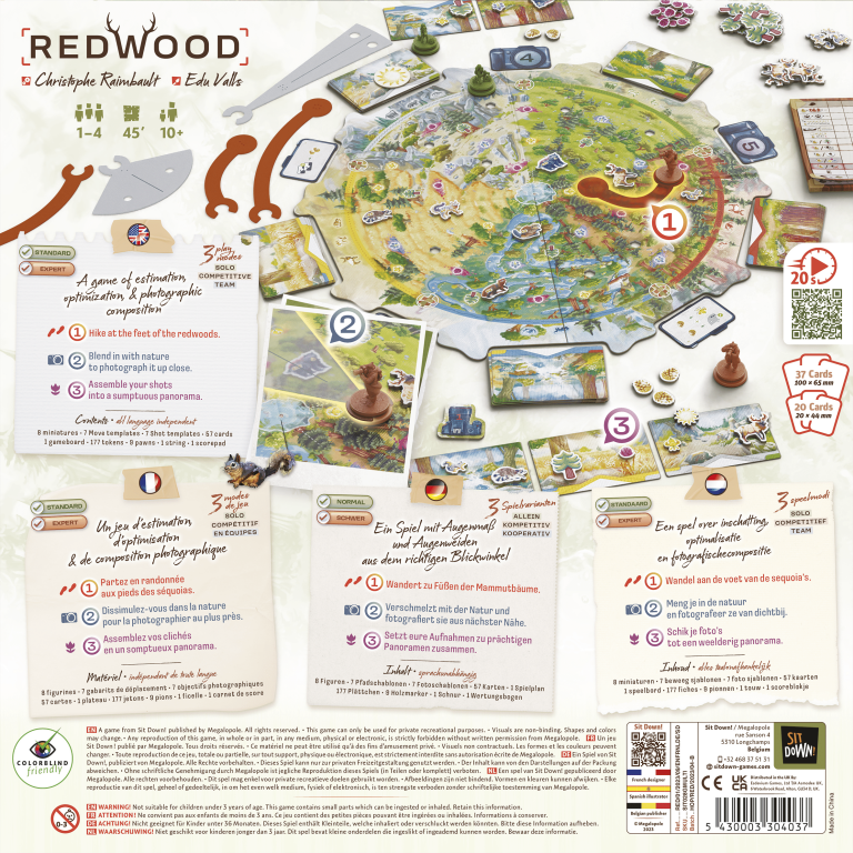 Redwood back of the box