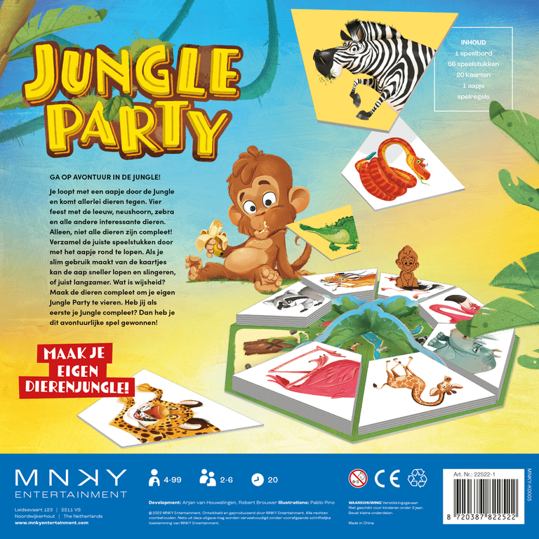 Jungle Party back of the box