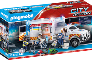 Playmobil® City Action Ambulance avec secouristes et blessé