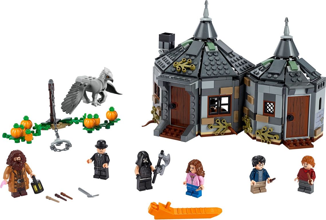 LEGO® Harry Potter™ Hagrids Hütte: Seidenschnabels Rettung komponenten