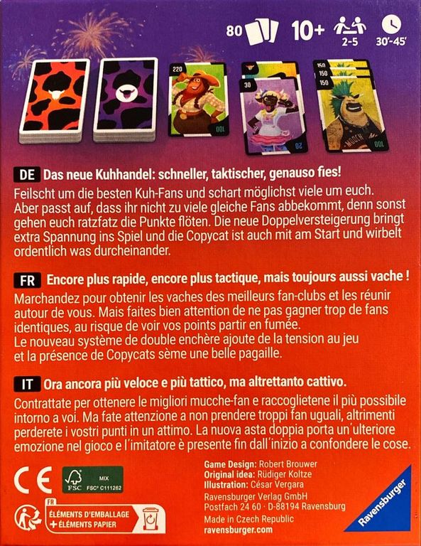 Kuhhandel: Festival back of the box