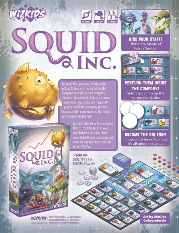 Squid Inc. rückseite der box