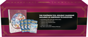 Pokémon Holiday Calendar 2025 back of the box