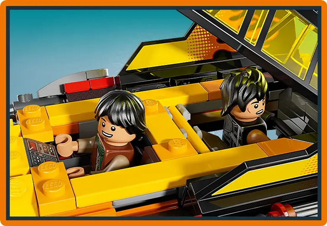 LEGO® Star Wars Le Snowspeeder en flammes