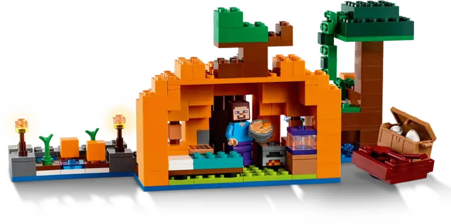 LEGO® Minecraft De pompoenboerderij interieur