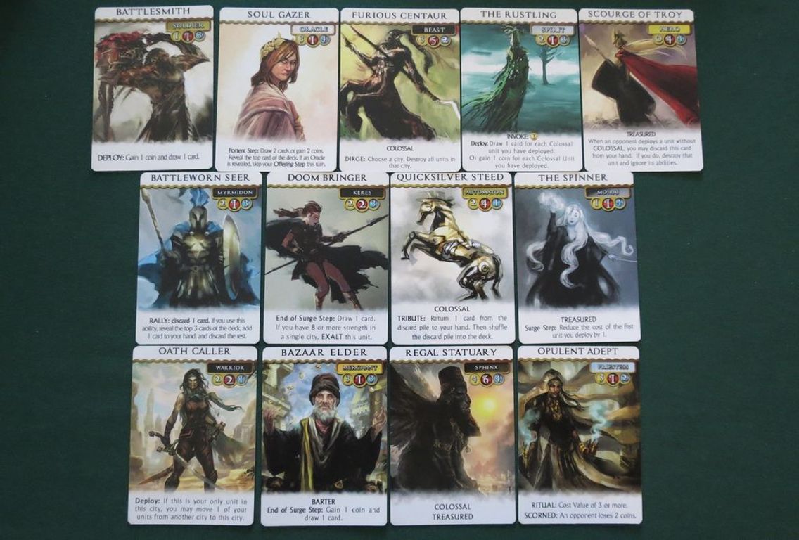 Omen: Fires in the East cards