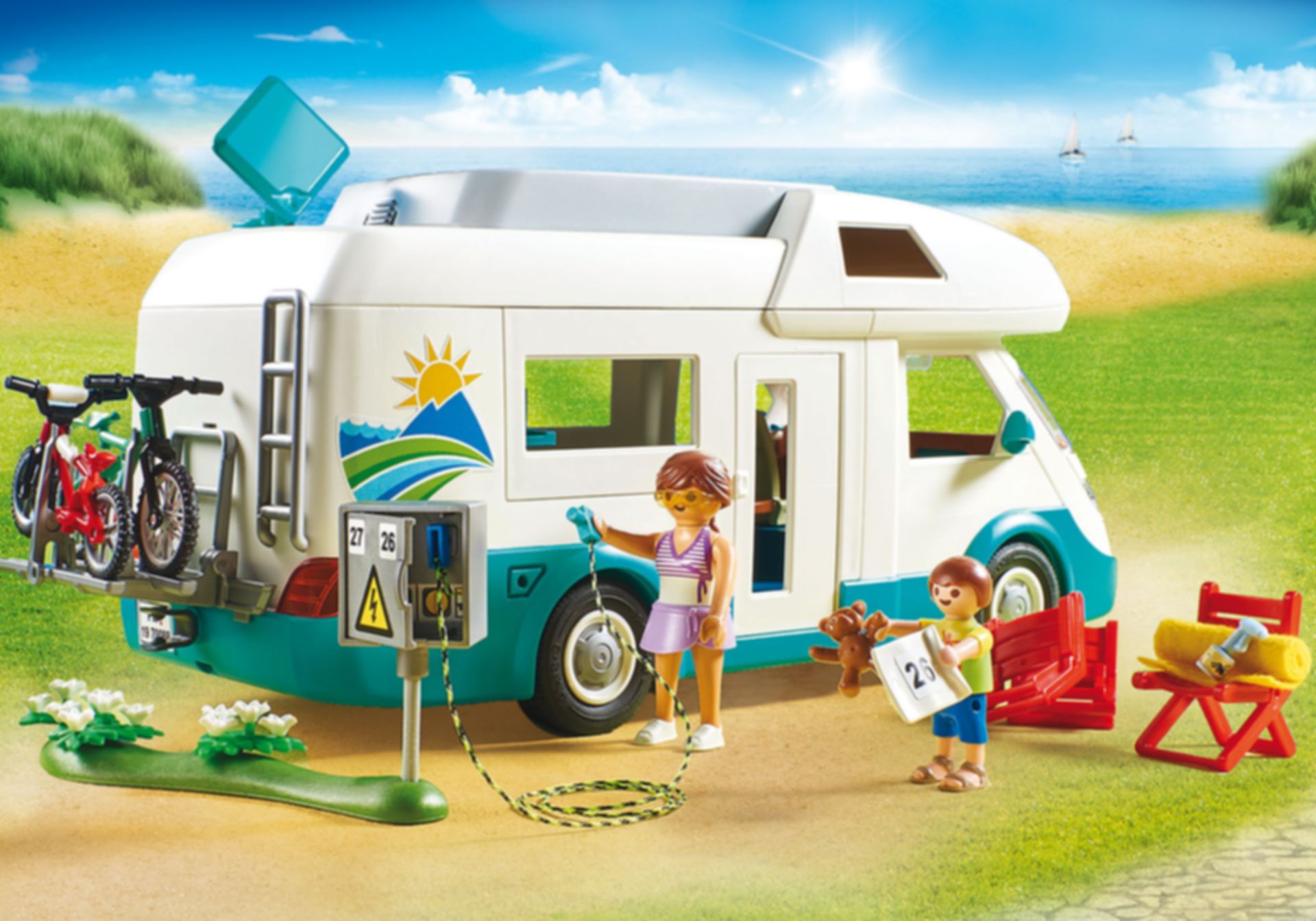 Playmobil® Family Fun Mobilhome met familie
