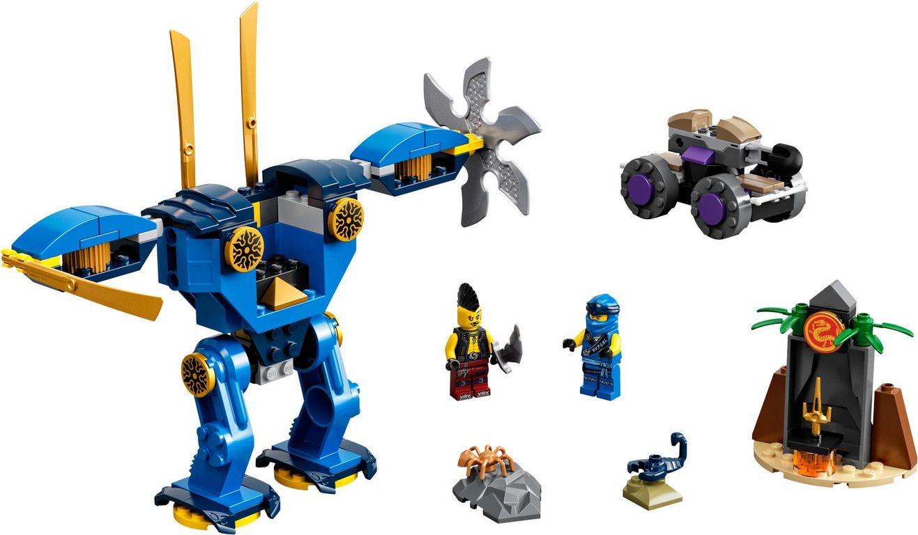 LEGO® Ninjago Robot Eléctrico de Jay partes