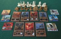 C3K: Creatures Crossover Cyclades/Kemet componenten