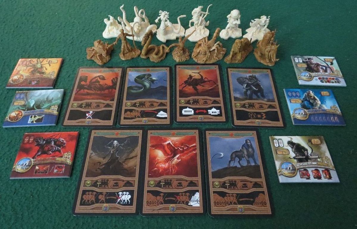 C3K: Creatures Crossover Cyclades/Kemet components