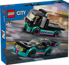 Race Car and Car Carrier Truck