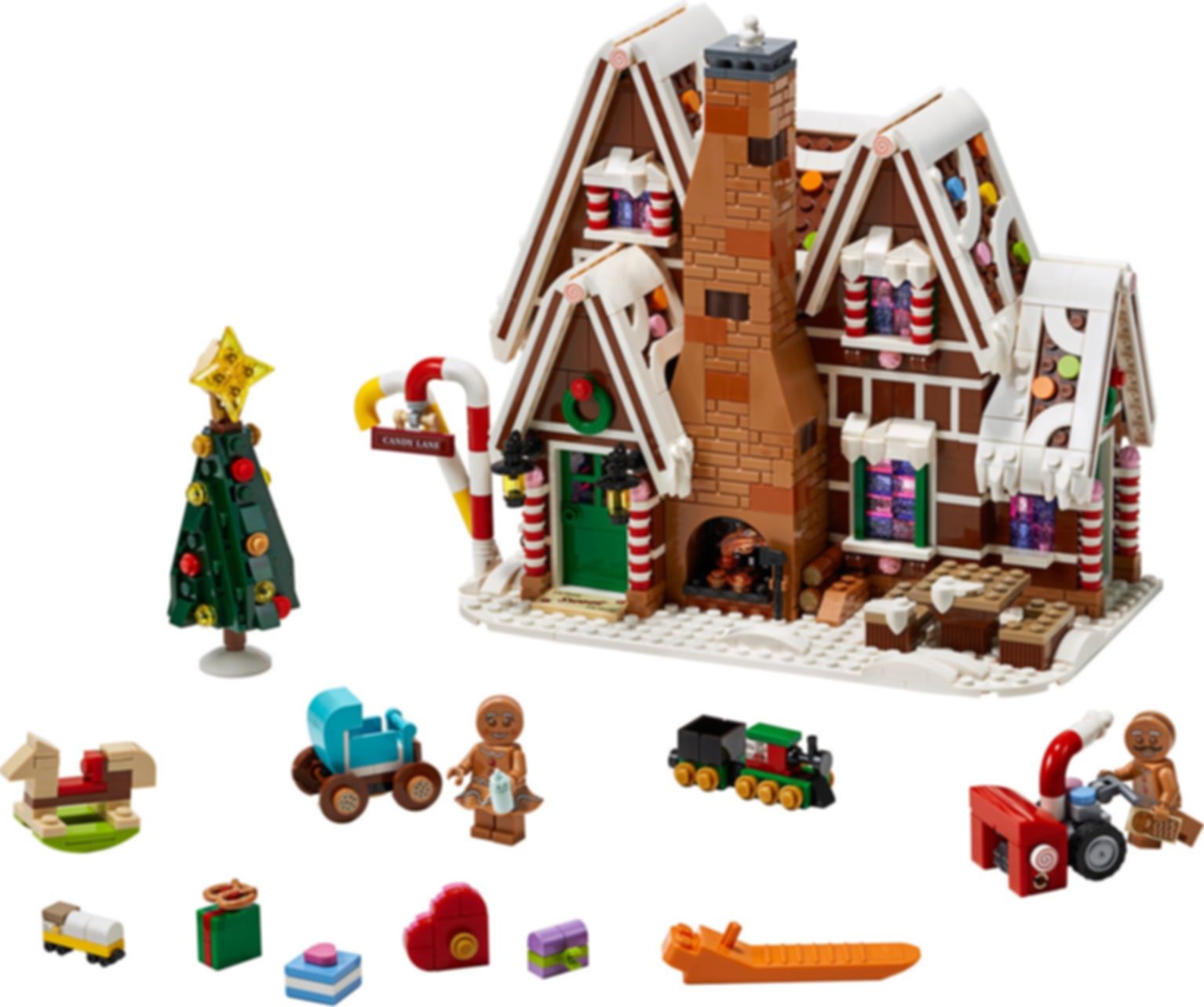 LEGO® Creator Expert Gingerbread House components