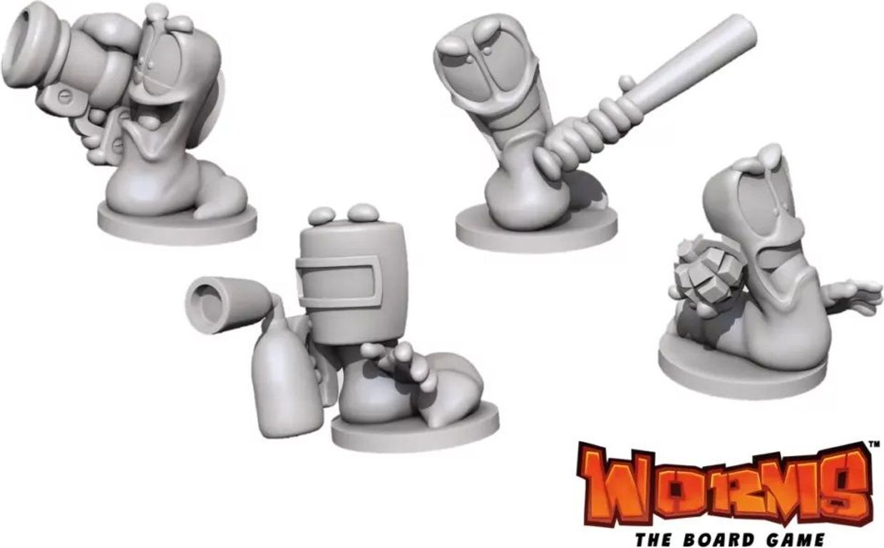 Worms: The Board Game miniaturen