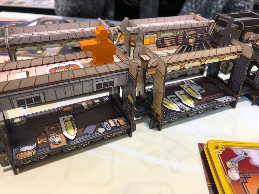 Colt Express: Escoltas y Tren Blindado jugabilidad