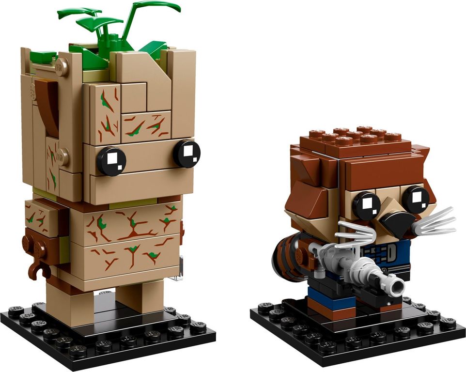 LEGO® BrickHeadz™ Groot & Rocket componenten