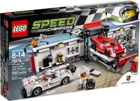 LEGO® Speed Champions Porsche 919 Hybrid and 917K Pit Lane