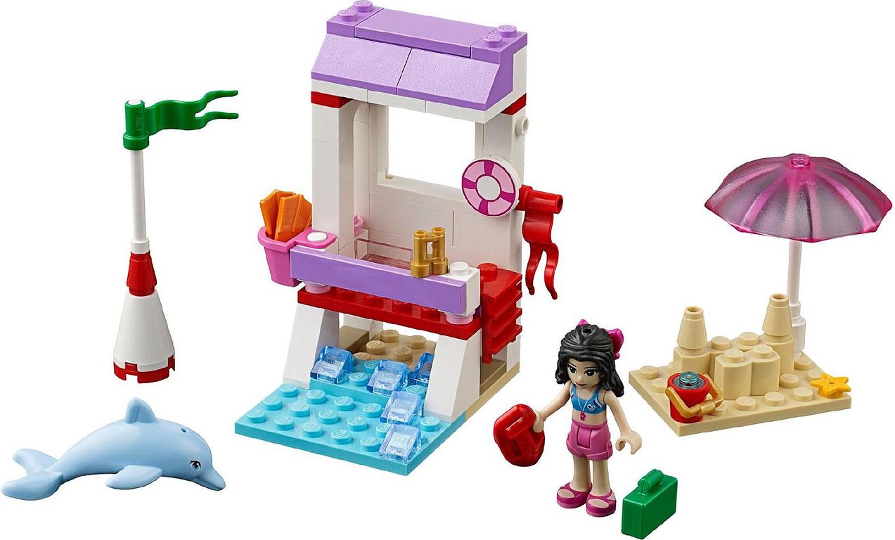 LEGO® Friends Le poste de sauvetage d'Emma composants