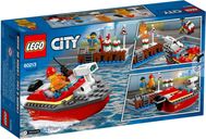 LEGO® City Dock Side Fire back of the box